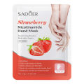 6 Pairs SADOER Fruit Hand Mask Avocado Honey Peach Papaya Cherry Strawberry Vitamin C Moisturizing Masks For Hands Skin Care. 