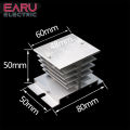 1 pcs New Aluminum Fins Single Phase Solid State Relay SSR 10A to 40A Aluminum Heat Sink Dissipation Radiator Newest  Rail Mount. 