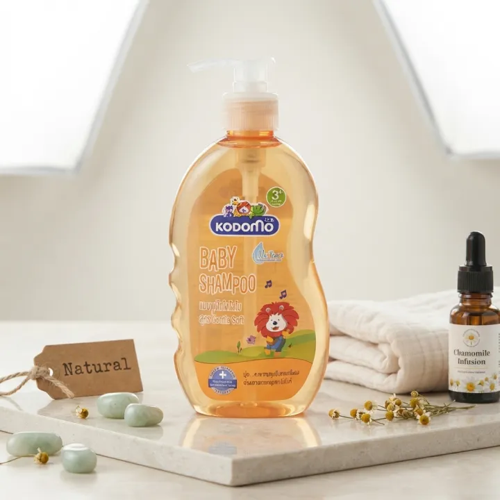 Kodomo%20Baby%20Shampoo%20Gentle%20Soft%20400ml%20Mild%20Baby%20Hair%20Cleanser%20Soft%20Healthy%20Hair%20Daily%20Care%20-%20Image%204