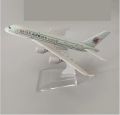 Qatar Airways Airplane Model 16cm scale 1:400 Metal  Aircraft Model Plane with Stand | Collectible Toy Airplane for Kids, Office & Home Decoration. 