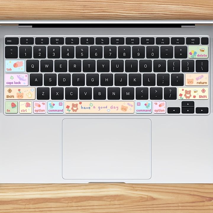 1PCS%20Cute%20Bear%20Pattern%20Cute%20Cat%20Pattern%20Laptop%20Partial%20Keyboard%20Skin%20Stickers%20-%20Image%202