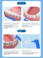 Medical cleaning interdental brush L-shaped interdental brush ultra-fine soft hair orthodontic special disposable bracket gap cleaning interdental brush.