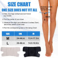 1PC Knee Brace, Compression Sleeve Support with Side Stabilizers, Men Women, Lightweight & Breathable Support For Injury Recover. 
