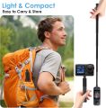 Invisible Selfie Stick 70cm Long, Fits for Insta360 X5, X4, X3, ONE X2, ONE R, X, 1/4' Screw Mount Cameras. 