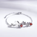 Anime TianGuanCiFu cosplay jewelry butterfly tassel bracelet earrings Necklace opening ring huacheng xielian fans gifts. 