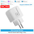 eWelink 16A/20A Smart Plug WiFi EU Socket With Power Monitoring Timing Function Support Alexa Google Home Alice SmartThimgs IFTT. 