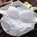 Summer Teenage Bras Panties Set Young Teens Thin Lace Tassels Steel Brassiere Briefs Girls Lingerie Sets Kids Underwear Sets. 