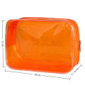 Colorful Transparent Cosmetic Bag Women Makeup Bag PVC Jelly Wash Bag Large Capacity Travel Cosmetics Organizer Makeup Pouch. 