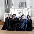 U2 Rock Bang Bono 3D Printing Blanket,Soft Throw Blanket for Home Bedroom Bed Sofa Picnic Travel Office Rest Cover Blanket Kids. 