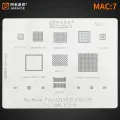 Amaoe Mac1-9 BGA Reballing Stencil For Mac M1 T2 MacBook Pro A2159 A1534 A1706 A1707 EN EM SSD DDR WiFi CPU NAND Power IC Chip. 
