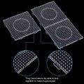 4PCS 5mm Fuse Beads Boards, Large Clear Pegboards Kits, with  Roning Paper, Perler Hama Beads Template Tool Diy Toy. 