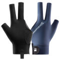Billiards Glove Left Hand Three Finger Snooker Billiard Glove Non Slip Stickers Elasticity Billiard Training Gloves Accessories. 