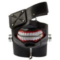 Tokyo Ghoul Mask  Anime Kaneki Ken Cosplay Masks Halloween Party Masks Cosplay Ghoul Kinkiken Zipper Mouth Mask Scary Masque. 