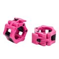1 Pair 25/50mm Quick Release Barbell Clamps Spin lock Barbell Collars Weight Bar Clips for Weightlifting and Strength Training. 