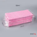 50Pcs/Pack Pink Nail Art Toes Separators Fingers Foots Sponge Soft Gel UV Tools Polish Manicure Pedicure. 