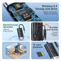 Aux Audio Adapter Bluetooth 5.4 Transmitter Receiver 2 IN 1 Support TF Card Wireless Adapter 3.5MM AUX For Car TV PC Speaker. 