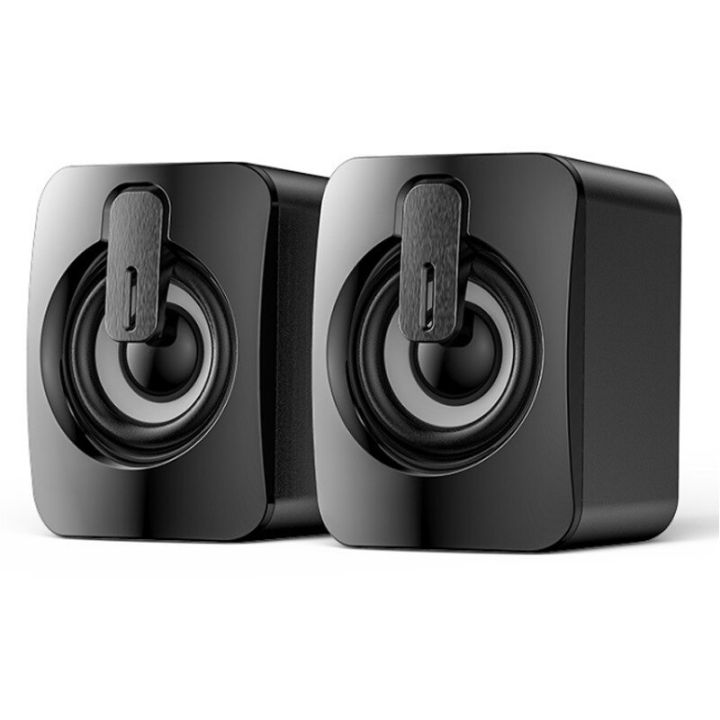 Computer Speakers PC Sound Box HIFI Stereo Microphone USB Wired Caixa ...