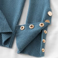 Thick Sweater Pullovers Long Sleeve Tops Women Autumn Winter Clothes Slim Knit Soft Jumper Streetwear Button Turtleneck Sweater.