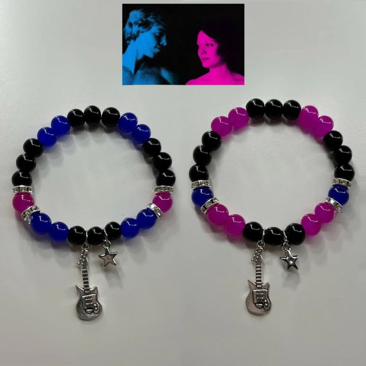 Fashion Couple Beads Bracelet Tv Girl Matching Bracelets Who Really Cares Album Inspired Bracelets Friends Jewelry Gift 2024 New