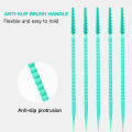 100pcs/bag mint flavored interdental brush, disposable cleaning oral tool, portable interdental brush.