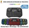 Mini Wireless Keyboard with Touchpad & Backlight – Portable 2.4GHz Keyboard for Smart TV, PC, Laptop & Android Devices. 