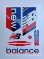 New 3D 2024 Latest NEW Balance Red & Blue Edition Top Quality Cricket Bat Sticker For Professional Players. 
