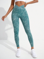 Women Gym Crossover Waist Leggings Butt Lifting Fitness Athletic Workout Yoga Pants Outdoor Sports Tights.