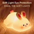 Rabbit LED Night Light Living Room Cute rabbit Plastic Lamp Bedside Decor Creative Kids Night Light Birthday Gift Cake Decor.
