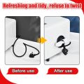 3 Pcs Wire Wrapper Cable Organizer Kitchen Storage Clips Holder Management Protector Charging Data Cable Winder Appliances Maker Fixer. 