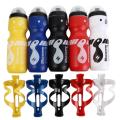 750ml Bicycle Waterbottle Mountain Road Bike Water Bottle Outdoor Cycling Kettle Portable with Bottle Holder Bike Accessory Drop.