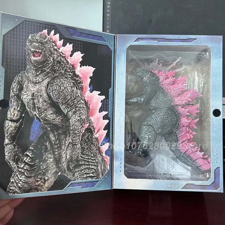 NECA%20Godzilla%20King%20of%20the%20Monsters%20Godzilla%202%20Evolved%20Ver%20Pink%20Figure%20Empire%202024%20Monsters%20Evolved%20Pink%20Back%20Action%20Figure%20Model%20-%20Image%204