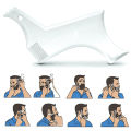 2pcs/set Beard Shaping Tool for Men – Multi-Line Beard Trimming Template with Built-in Comb, Beard Guide for Precise Shave Style.