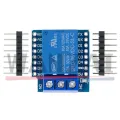One Channel Wemos D1 Mini Relay Shield Wemos D1 Mini Relay Module for   ESP8266 Development Board 1 channel. 