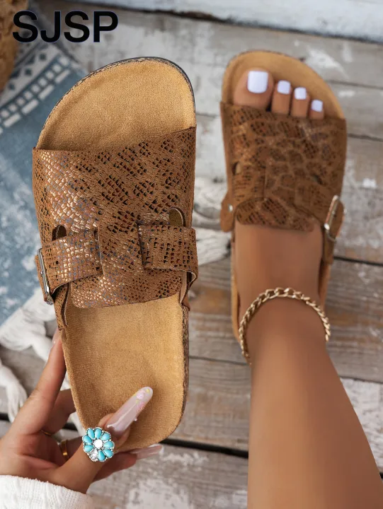 Women's%20Casual%20Retro%20Animal%20Snake%20Print%20Slippers%20and%20Sandals%20-%20Stylish%20Buckle%20Single-Strap%20Design,%20Non-Slip%20Pvc%20Sole,%20Comfortable%20Pu%20Upper,%20Suitable%20for%20Casual%20Beach%20Wear,%20Indoor%20and%20Outdoor%20Outfits,%20Spring%20and%20Summer%20Series%20Women's%20Shoes%20-%20Image%206
