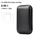 For R36PLUS Carrying Bag EVA Hard Shell Shockproof Storage Case Tempered Glass Protector Silicone Skin Box R36S PLUS. 