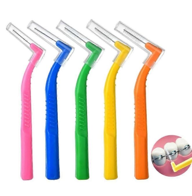 Interdental Brush for Braces Cleaning – Orthodontic Dental Floss Picks ...