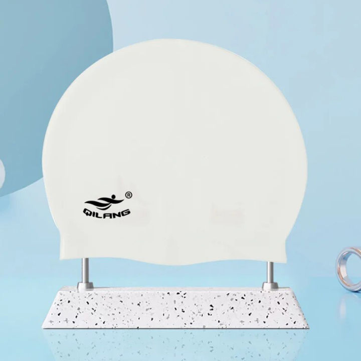 Waterproof%20Silicone%20Swim%20Caps%20Women%20Men%20High%20Elastic%20Flexible%20Protect%20Ears%20Hair%20Swimming%20Pool%20Hat%20for%20Adults%20Children%20Girls%20Boys%20-%20Image%206