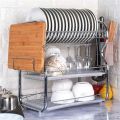 3 layer G shape Dish Rack Plate Stand Kitchen Rack Stand Cutlery holder Organizer Kitchen Accessories Best QualityLow. 