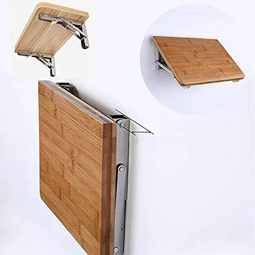 Wall-Mounted Folding Laptop Table - Floating Study Table - Space-Saving ...