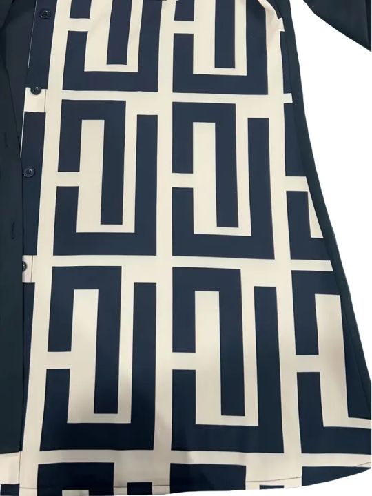 Plus%20Size%201XL-5XL%20Women's%20Elegant%20Button-Up%20Shirt%20with%20Geometric%20Print%20and%20Black%20Accents%20Ladis%20Long%20Sleeves%20Office%20Wear%20Shirt%20-%20Image%204