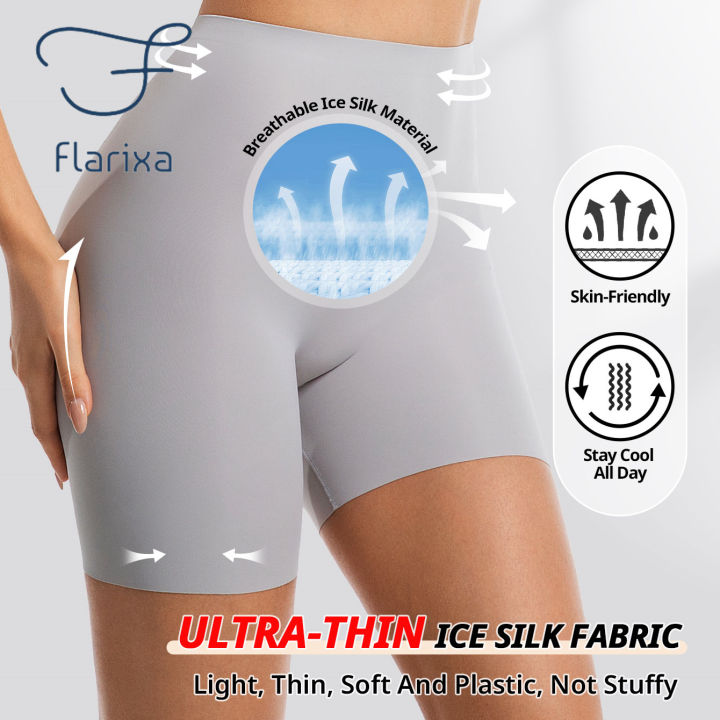 Flarixa%20High%20Waist%20Women%20Long%20Leg%20Girdle%20Panty%20Comfortable%20Seamless%20Long%20Panties%20Tummy%20Tight%20Seamless%20Shorts%20Panties%20Shapewear%20-%20Image%203