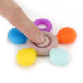Baby Chewing Accessories Helm Babies Sensory Teether with Textured Design Newborn Infant Anxiety Teether Silicone Teething Toys. 