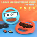 2 Pcs/Set Racing Steering Wheels for Nintendo Switch & Switch Oled & Switch 2 2025 JoyCon Controller Game accessories. 