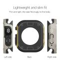 Armor Cover for Apple Watch Case 46/42mm/41/45/40/44/49mm TPU+PC Protector Bumper for Iwatch Ultra 2 Series 10/9/8/7/6/5/4 Shell. 
