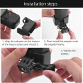 BRDRC ABS Frame Adapter Expansion Mount Tripod for  OSMO Pocket 4 3,Can Used with Backpack Clip Bicycle Holder Camera Gimbal. 
