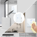 AXUS EU WiFi Smart Light Switches Touch Switch RF433 No Neutral Wire Smart Home Life Tuya App Control Support Alexa  Home lightify. 