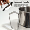 Coffee Milk Jug Easy Pour Spout Espresso Milk Cup Stainless Steel Europa Professional Milk Pitcher Steaming Jug 300/450/700ml.