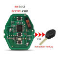 jingyuqin CAS2 Sytem Remote Smart Car Key Circuit Board For BMW E38 E39 E46 X3 X5 Z3 1/3/5/7 Series 3Buttons 868Mhz PCF7953. 