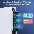IINE PS5 Temperature-Controlled Cooling Fan Upgraded Cooler Fan with USB3.0 Hubs Compatible with PS5 Disc & Digital Edition. 