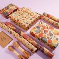 1 roll 17 inch X 120inch Birthday Wrapping Paper, Gift Wrapping Paper Roll, Kraft Wrapping Paper. 